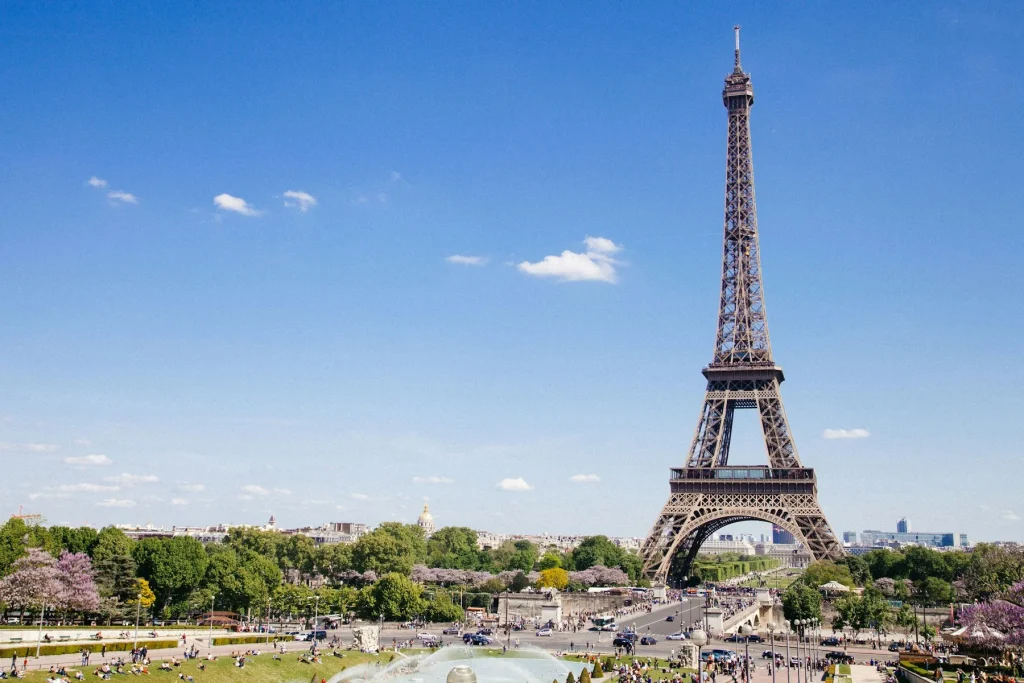 The Eiffel Tower and the Paris cityscape